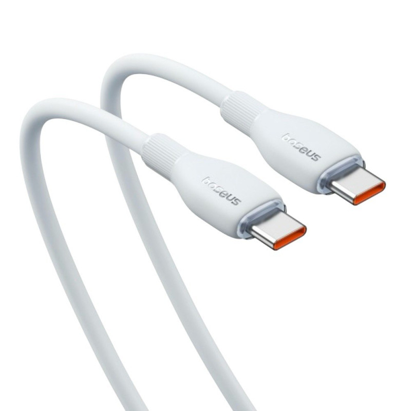 USB кабель Baseus Type-C to Type-C P10355702221-00, 100W white