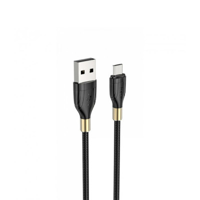 USB кабель Hoco U92 Gold collar microUSB black USB кабель Hoco U92 Gold collar microUSB black