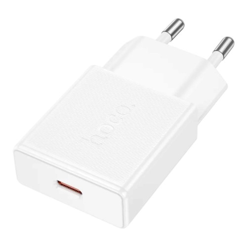 Зарядний пристрій Hoco N74 USB-C PD 25W white