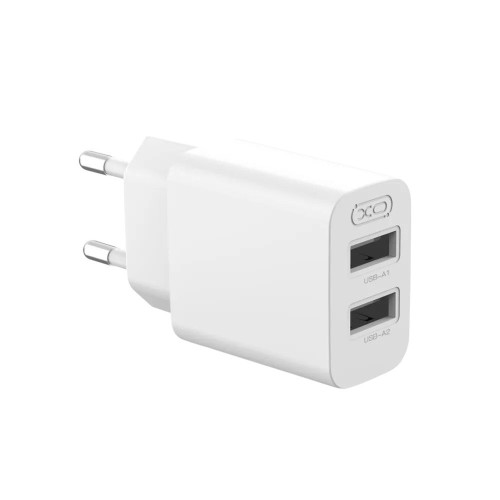 Зарядний пристрій XO L109 2USB-A 2.4A white