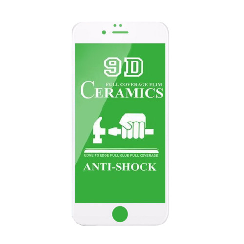 Захисне скло Glass iPhone 6 Plus, 6S Plus Ceramic white