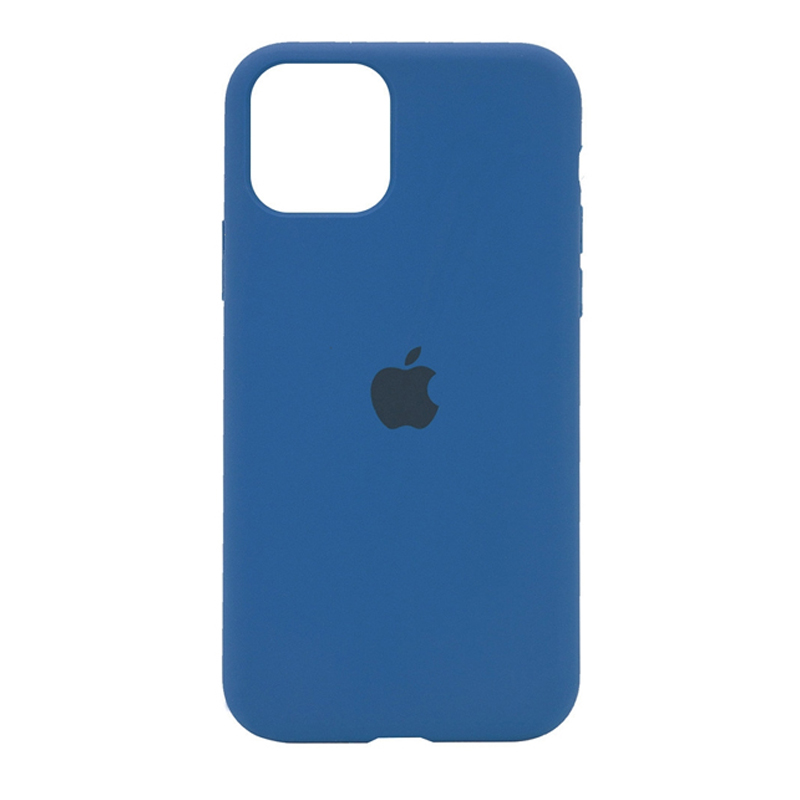 Накладка Original Silicone Case iPhone 12 Pro Max blue steel
