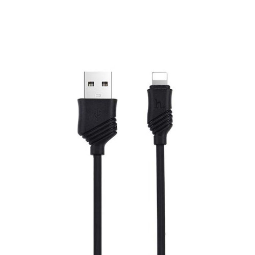 USB кабель Hoco X6 Khaki Lightning black USB кабель Hoco X6 Khaki Lightning black