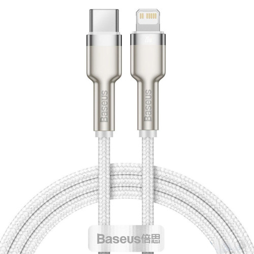 USB кабель Baseus CATLJK-A02 Type-C to Lightning white USB кабель Baseus CATLJK-A02 Type-C to Lightning white