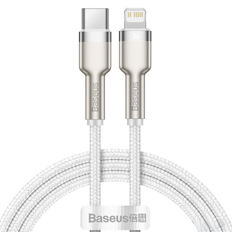 USB кабель Baseus CATLJK-A02 Type-C to Lightning white