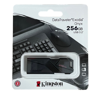 USB флеш 256 Гб Kingston Exodia Onyx USB 3.2 black