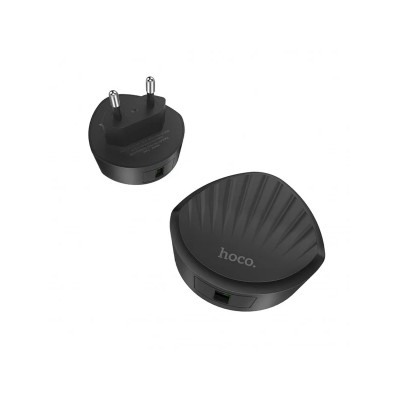 Зарядний пристрій Hoco C68A 2 USB 2100 mA QC3.0 black Зарядний пристрій Hoco C68A 2 USB 2100 mA QC3.0 black