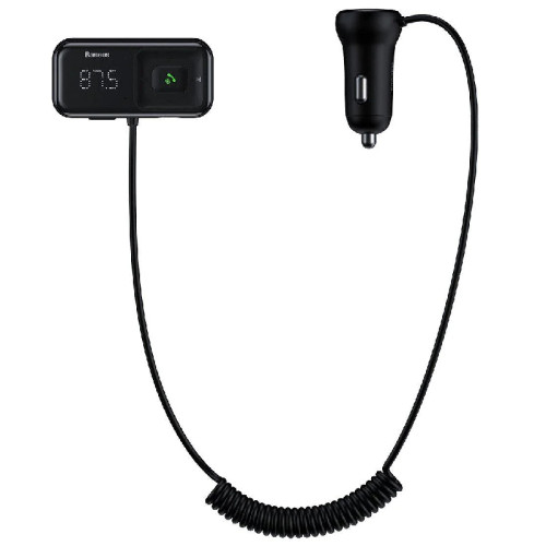 FM трансмітер Bluetooth Baseus T-Typed S16 CCTM-E01 black FM трансмітер Bluetooth Baseus T-Typed S16 CCTM-E01 black