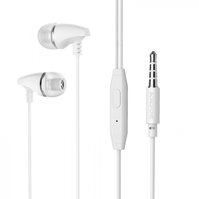 Навушники Borofone BM25 з мікрофоном white Навушники Borofone BM25 з мікрофоном white