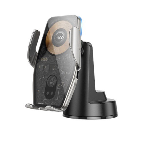 Автотримач Hoco HW27 wireless car 15W в на присосці black Автотримач Hoco HW27 wireless car 15W в на присосці black