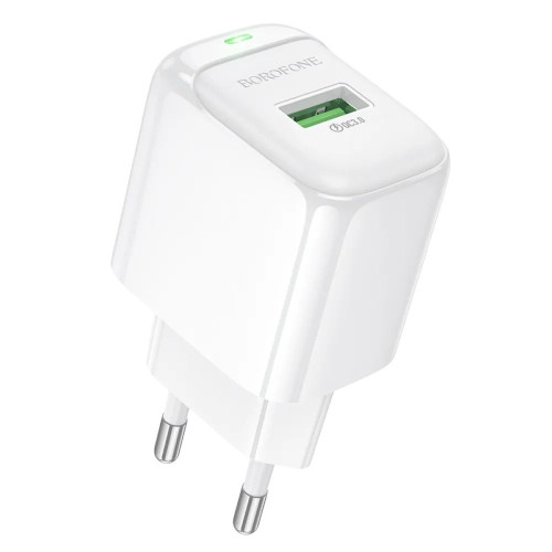 Зарядний пристрій Borofone BAS42A USB-A 18W white