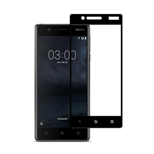 Захисне скло Glass Nokia 3 9D black
