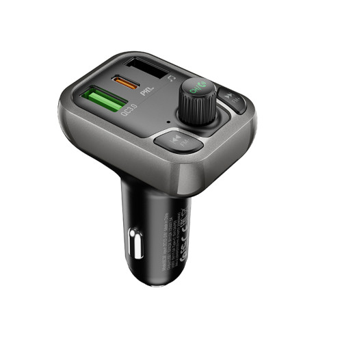 FM трансмітер Bluetooth Borofone BC38 PD20W+QC3.0 BT V5.0 black FM трансмітер Bluetooth Borofone BC38 PD20W+QC3.0 BT V5.0 black