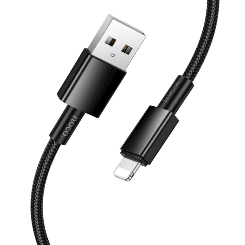 USB кабель Hoco X119 Lightning black USB кабель Hoco X119 Lightning black
