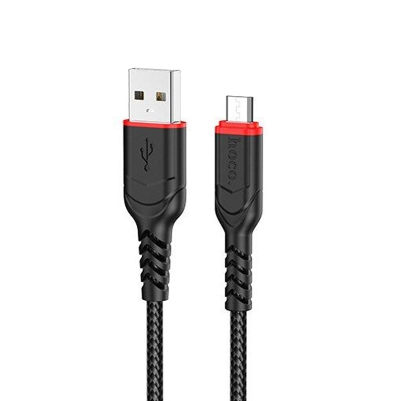 USB кабель Hoco X59 Victory microUSB black